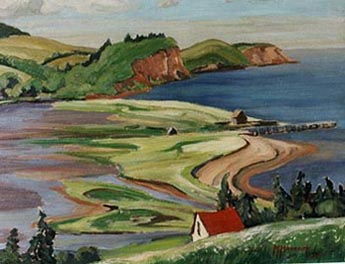 Painting by Maurice Hall Haycock