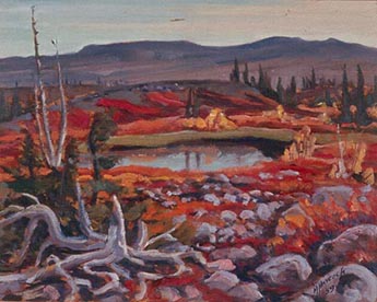 Painting by Maurice Hall Haycock