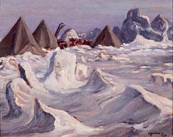Painting by Maurice Hall Haycock