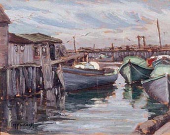 Painting by Maurice Hall Haycock