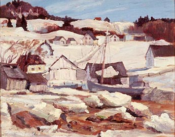 Painting by Maurice Hall Haycock