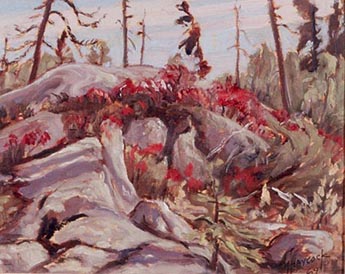 Painting by Maurice Hall Haycock